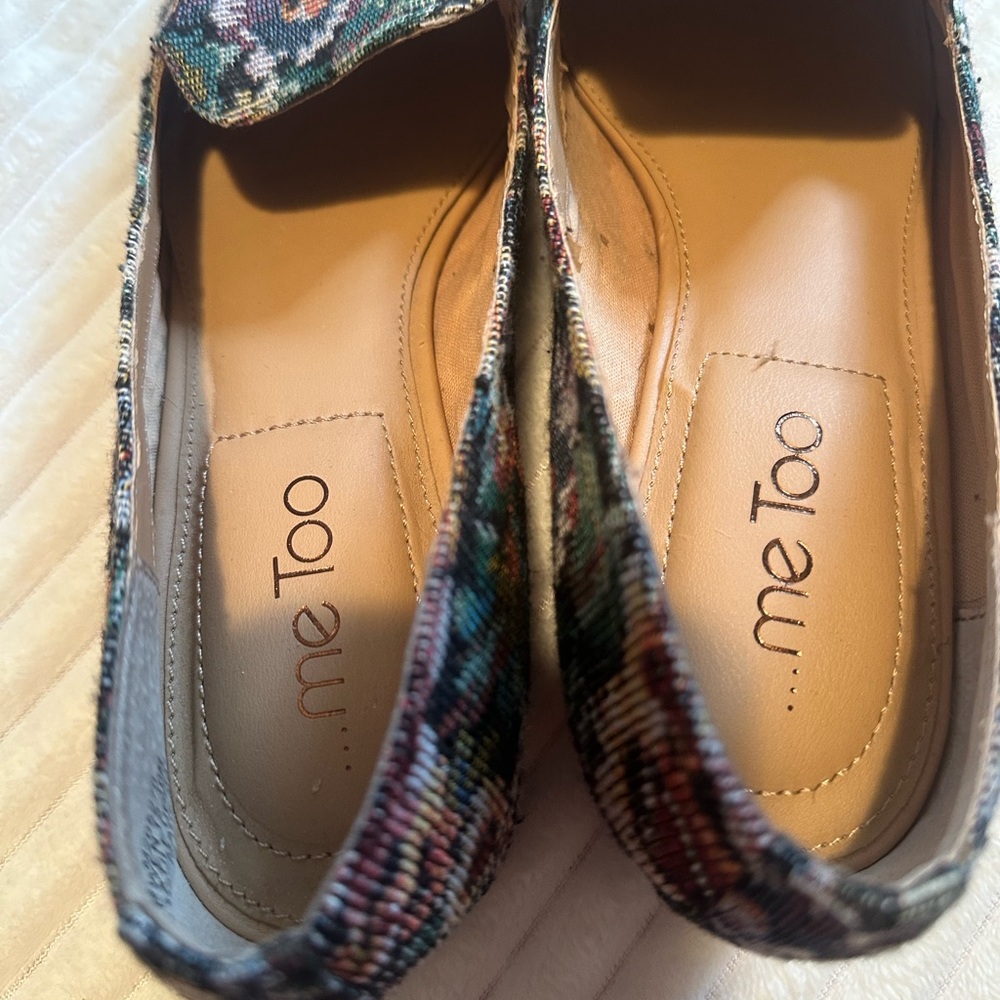 Me Too Gwen Block Heel Loafers for Women - Multicolor Tapestry - Picture 10 of 14